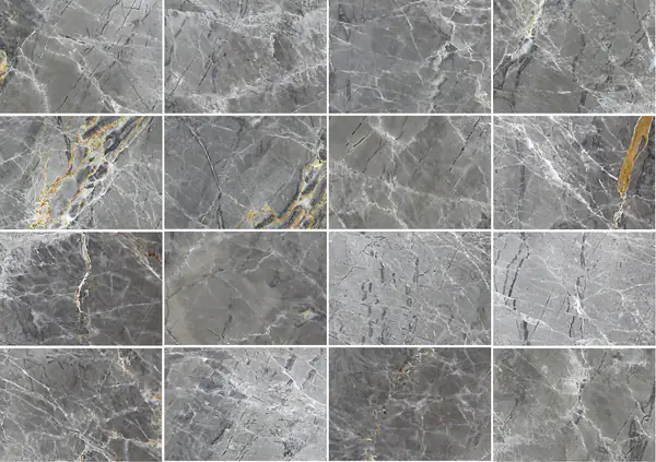 رخام أفيوين الرمادي التركي مطابقة كتاب مفتوح