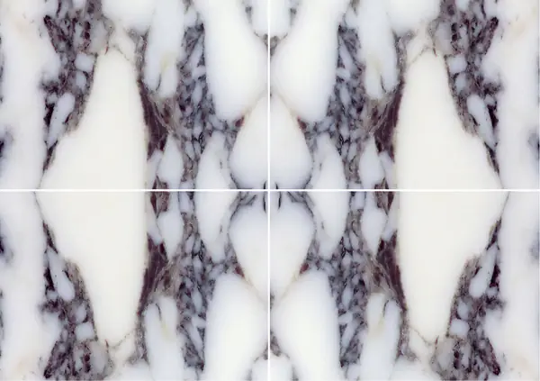 رخام أفيون الأرجواني التركي عروق متتابعة