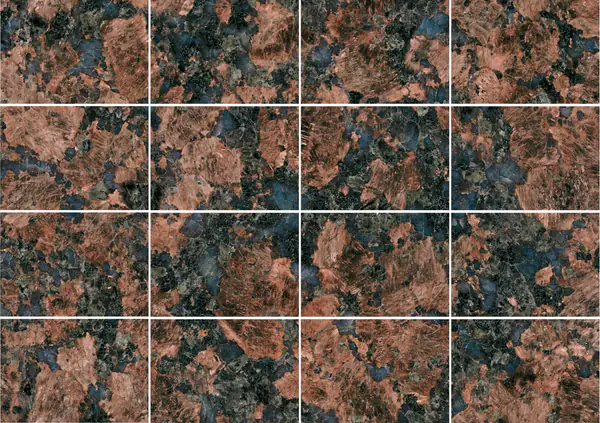 جرانيت أمازون الأزرق البرازيلي مطابقة كتاب مزدوج مفتوح