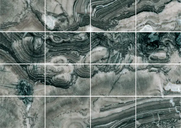 رخام أرابيسكاتو أروبيكو جريجيو الإيطالي مطابقة كتاب مزدوج مفتوح