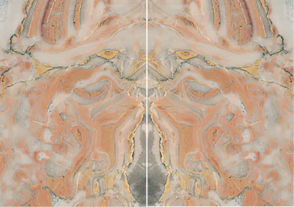 رخام أرابيسكاتو أروبيكو روزا الإيطالي مطابقة ربع كتاب