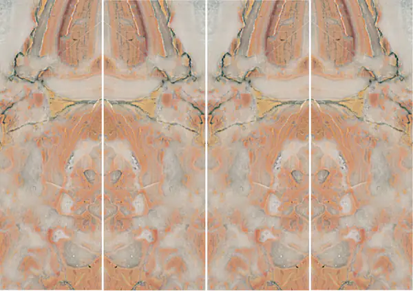 رخام أرابيسكاتو أروبيكو روزا الإيطالي غير مطابق