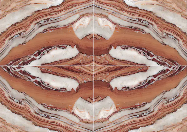 رخام أرابيسكاتو أروبيكو روسو الإيطالي عروق متتابعة