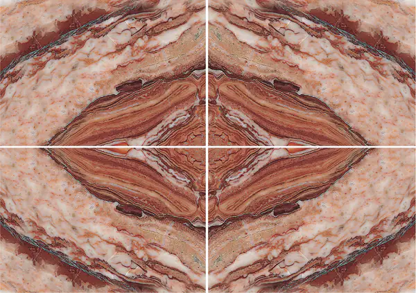 رخام أرابيسكاتو أروبيكو روسو الإيطالي عروق غير متطابقة