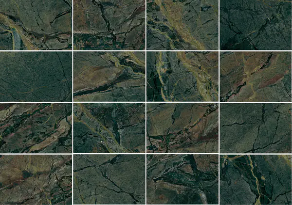 جرانيت إيراني أخضر خريفي مطابقة كتاب مفتوح