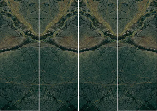 جرانيت إيراني أخضر خريفي غير مطابق