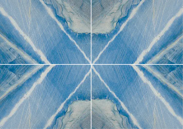 أزول إمبريال فيناتو كوارتزيت برازيلي عروق متتابعة