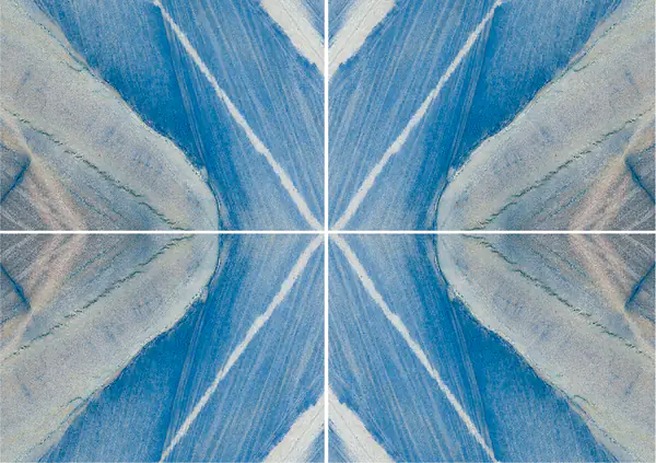 أزول إمبريال فيناتو كوارتزيت برازيلي عروق غير متطابقة