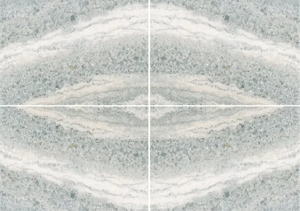 رخام أزورو دي أوريينتي الإيراني عروق غير متطابقة