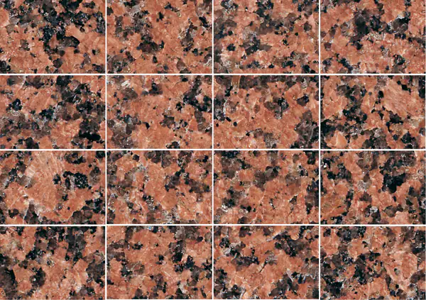 جرانيت فنلندي أحمر بالمورال فغ مطابقة كتاب مفتوح