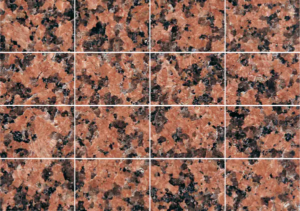 جرانيت فنلندي أحمر بالمورال فغ مطابقة كتاب مزدوج مفتوح