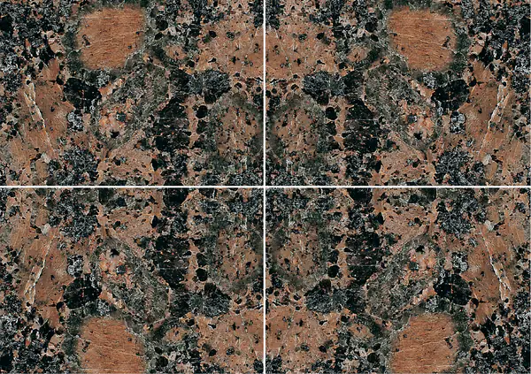 جرانيت البلطيق البني الفنلندي عروق متتابعة