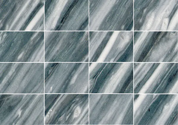 رخام برديليو كارارا الإيطالي مطابقة كتاب مفتوح