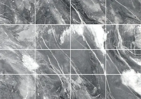 رخام برديليو نوفولاتو الإيطالي مطابقة كتاب مزدوج مفتوح