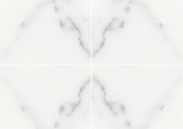 رخام بيانكو كارارا فيناتو الإيطالي عروق متتابعة