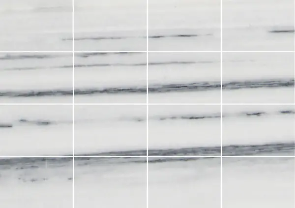 رخام بيانكو لاسا فيناتو الإيطالي مطابقة ربع كتاب