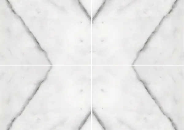 رخام بيانكو بنسيلفين الإيطالي عروق غير متطابقة