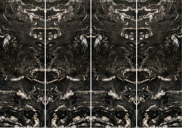 جرانيت برازيلي كوني أسود غير مطابق