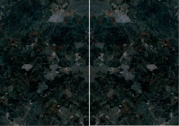 جرانيت أوكراني أسود العيون مطابقة ربع كتاب