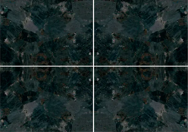 جرانيت أوكراني أسود العيون عروق غير متطابقة