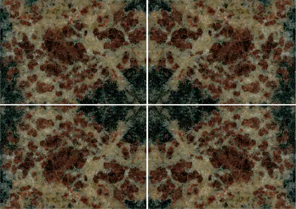 جرانيت بلو باراكودا البرازيلي عروق غير متطابقة