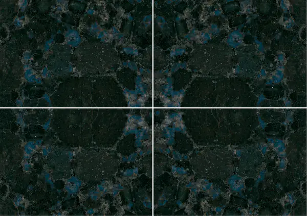 جرانيت الفراشة الزرقاء الصيني عروق متتابعة