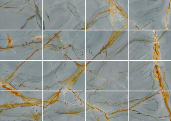 كوارتزيت أزرق عميق برازيلي مطابقة كتاب مزدوج مفتوح