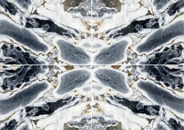 رخام بلو جالاكسي الصيني عروق متتابعة