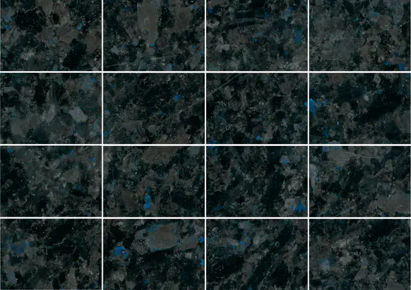 الجرانيت الأنغولي الأزرق في الليل مطابقة كتاب مزدوج مفتوح