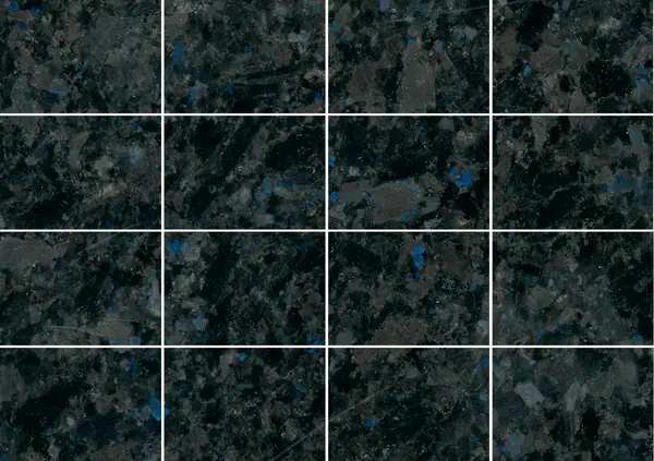 الجرانيت الأنغولي الأزرق في الليل مطابقة ربع كتاب