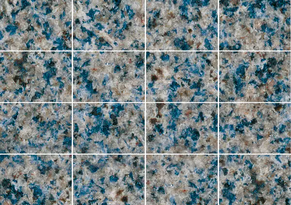 جرانيت بلو كينج الزامبي مطابقة ربع كتاب