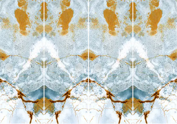 العقيق الأزرق التركي غير مطابق