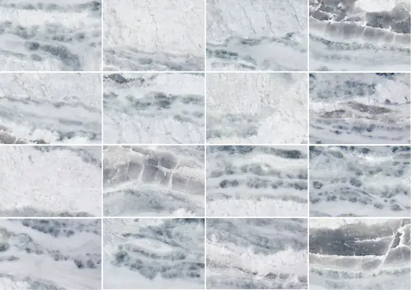 أميرة زرقاء كوارتزيت برازيلي مطابقة كتاب مفتوح