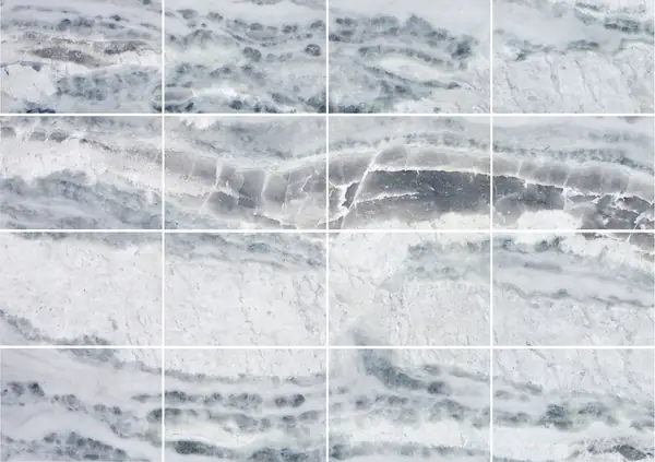 أميرة زرقاء كوارتزيت برازيلي مطابقة كتاب مزدوج مفتوح