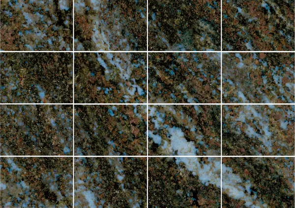 جرانيت هندي أزرق نحاسي مطابقة كتاب مزدوج مفتوح