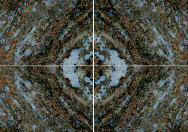 جرانيت هندي أزرق نحاسي عروق متتابعة