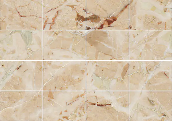 رخام بريشيا أورورا الإيطالي مطابقة كتاب مزدوج مفتوح