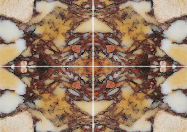 رخام بريشيا كولوراتا أنتيكا الإيطالي عروق غير متطابقة