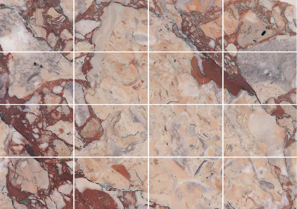 رخام فرنسي بريشيا كولوراتا مطابقة ربع كتاب