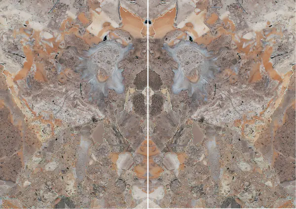 رخام بريشيا استريلا البرتغالي مطابقة ربع كتاب