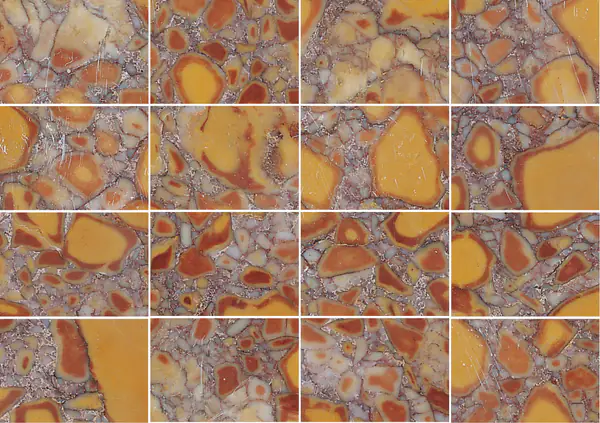 رخام بريشيا فروتيكولوسا الفرنسي مطابقة كتاب مفتوح