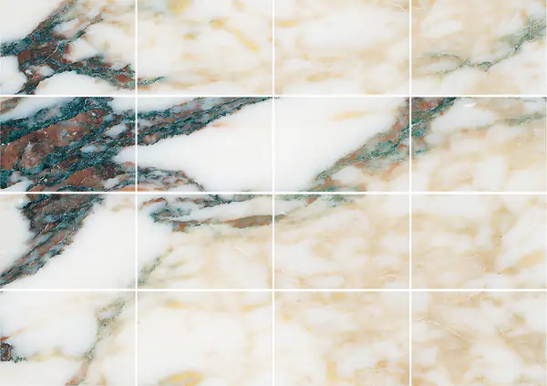 رخام بريشيا ميديكا الإيطالي مطابقة كتاب مزدوج مفتوح