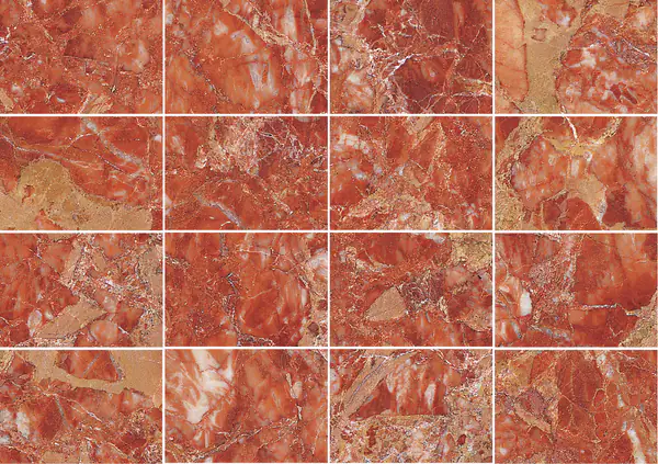 رخام بريشيا بيرنيس الإيطالي مطابقة كتاب مفتوح