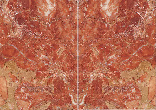 رخام بريشيا بيرنيس الإيطالي مطابقة ربع كتاب