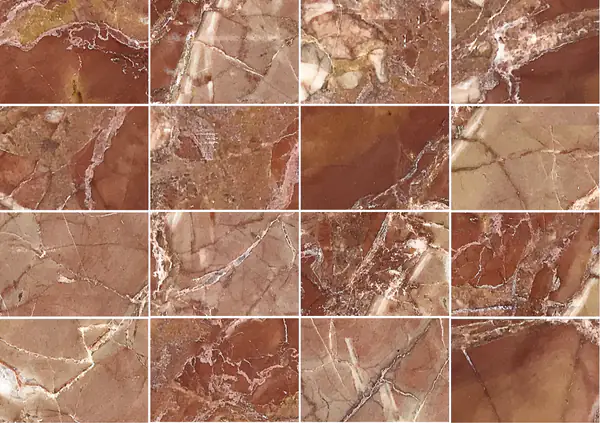 رخام بريشيا بونتيفيسيا الإيطالي مطابقة كتاب مفتوح