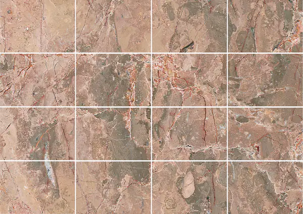 رخام بريشيا تافيرا البرتغالي مطابقة كتاب مزدوج مفتوح