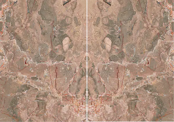 رخام بريشيا تافيرا البرتغالي مطابقة ربع كتاب