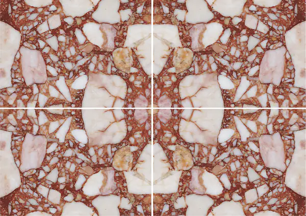 رخام بريش دي جيلستر الفرنسي عروق غير متطابقة