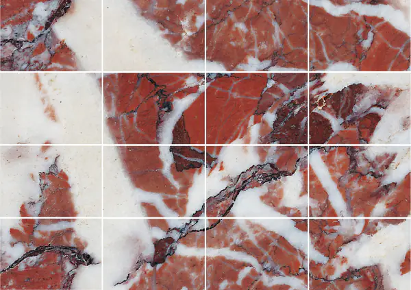 رخام بريش روج دو فرانس الفرنسي مطابقة كتاب مزدوج مفتوح