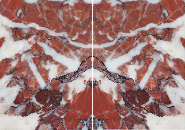 رخام بريش روج دو فرانس الفرنسي مطابقة ربع كتاب